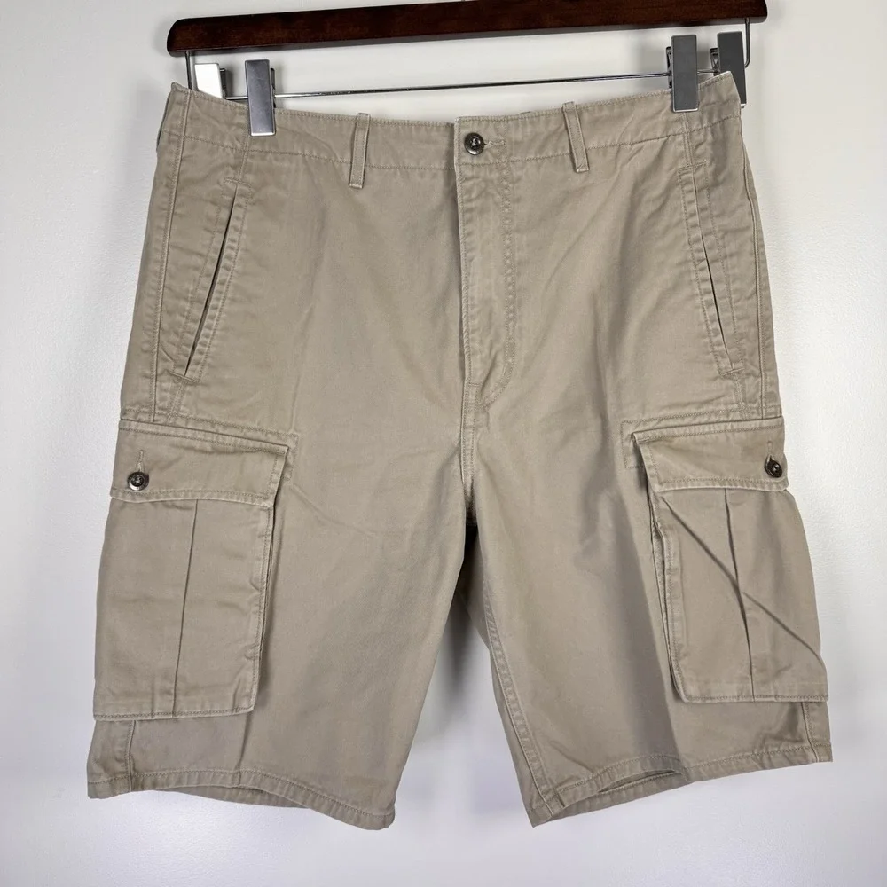 Levi's Men's 38 Paratrooper Cargo‎ Vintage Military Khaki Shorts 11